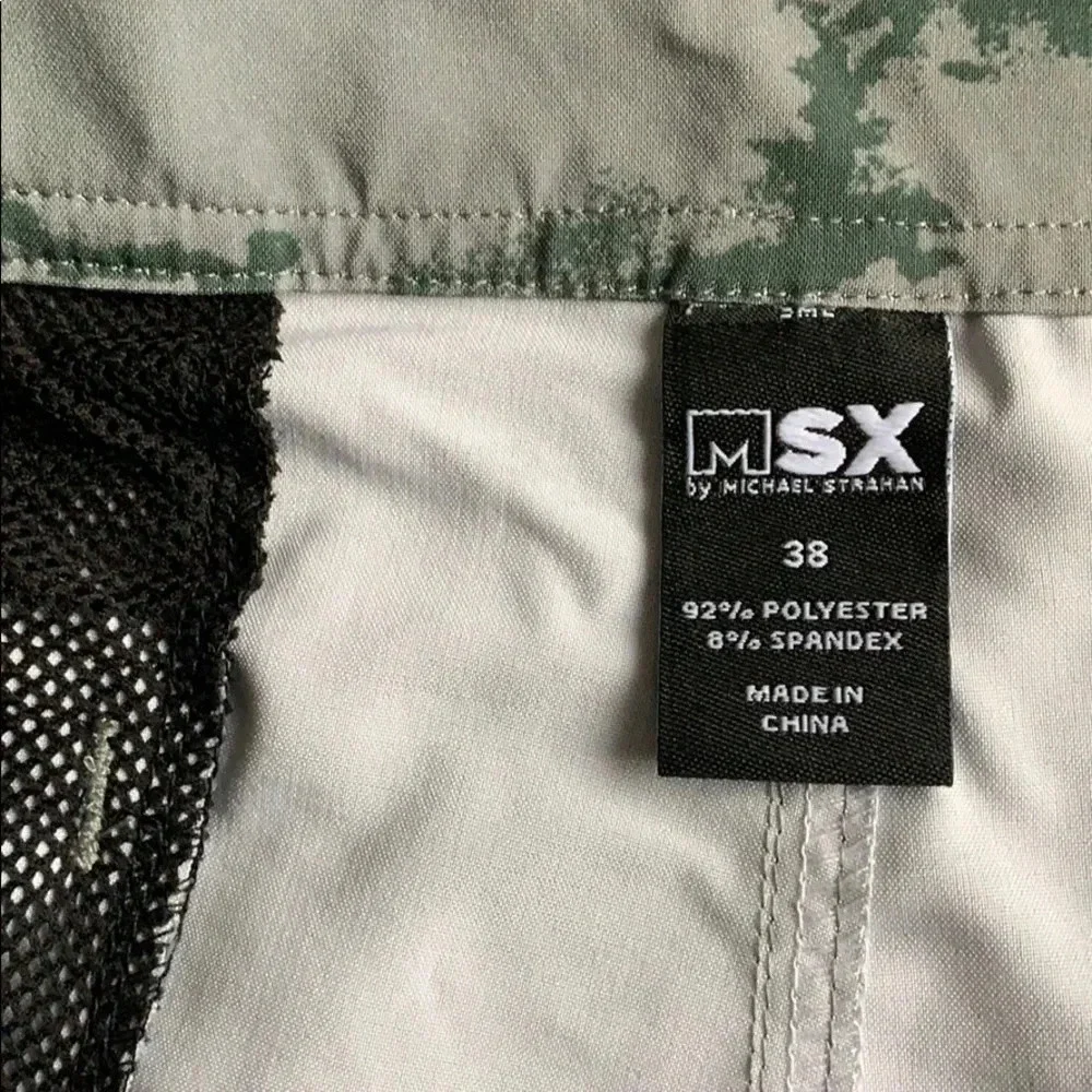Michael Strahan Green Hybrid Board Shorts Swim Trunks Size 38 XL NWT